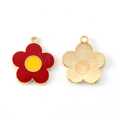 Alloy Enamel Pendants ENAM-S121-147B-1