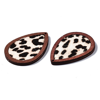 Eco-Friendly Cowhide Leather Pendants FIND-S301-33C-13-1