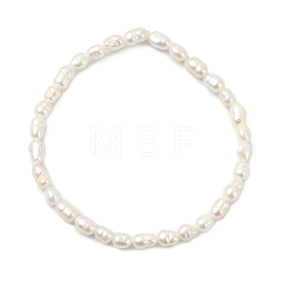 Natural Cultured Freshwater Pearl Beaded Stretch Bracelets for Women BJEW-JB13706-1