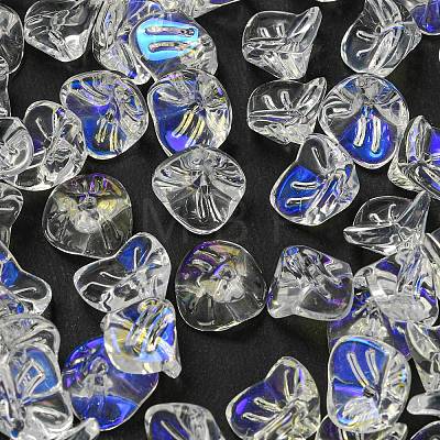 Electroplated Glass Beads GLAA-G119-01J-1