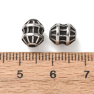 304 Stainless Steel Beads SA-CBA9DCB-07AS-1