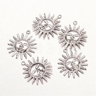 316 Surgical Stainless Steel Pendants STAS-K096-19P-1