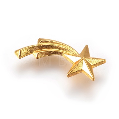 Zinc Alloy Cabochons PALLOY-WH0036-23G-1