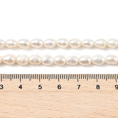 Natural Cultured Freshwater Pearl Beads Strands PEAR-I007-01B-04B-1