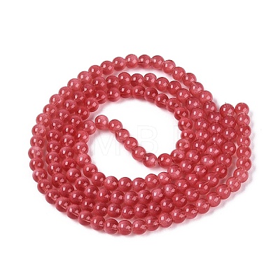 Acrylic Imitation Cat Eye Beads Strands OACR-Q197-01A-12-1