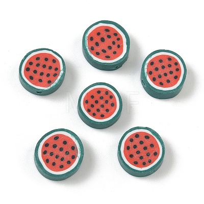 Fruit & Vegetable Theme Handmade Polymer Clay Beads CLAY-F006-02N-1