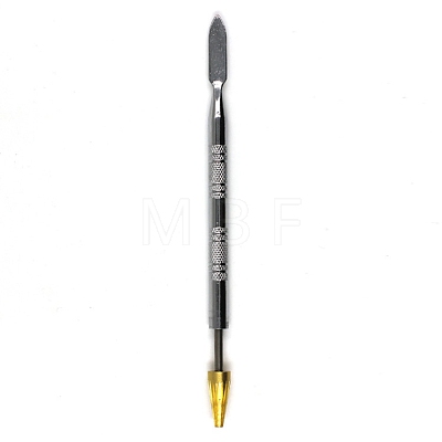 DIY Dual Head Brass Head Leather Edge Oil Gluing Dye Pen PW-WG80186-02-1