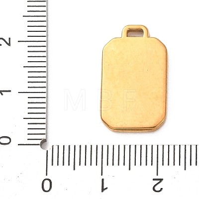 304 Stainless Steel Pendant Cabochon Settings STAS-Z204-04G-06-1