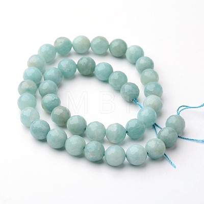 Natural Amazonite Beads Strands G-J376-17-8mm-1