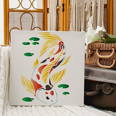 Large Plastic Reusable Drawing Painting Stencils Templates DIY-WH0202-227-1