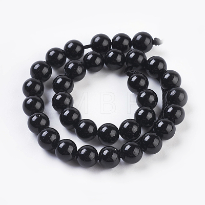 Natural Tourmaline Beads Strands X-G-G099-6mm-11-1