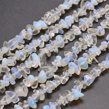 Opalite Chip Bead Strands G-M205-33-1