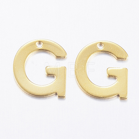 304 Stainless Steel Charms X-STAS-P141-G-1