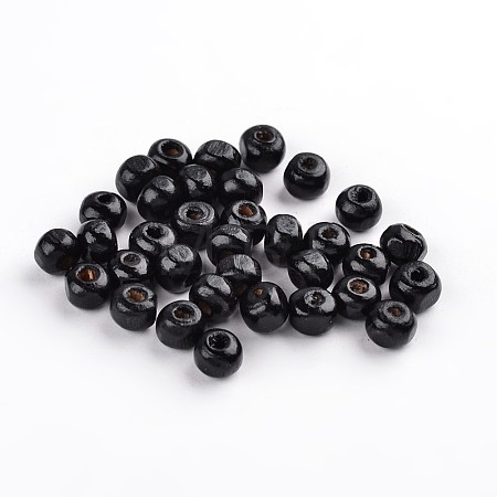 Dyed Natural Wood Beads TB092Y-5-1