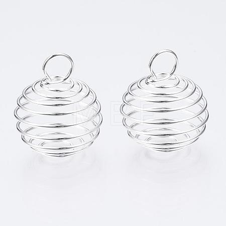 Iron Wire Pendants IFIN-R231-20mm-S-1