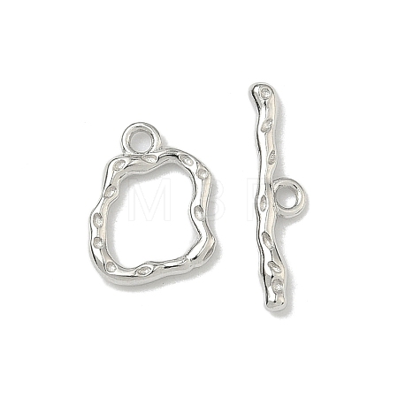 925 Sterling Silver Toggle Clasps STER-A051-01A-P-1