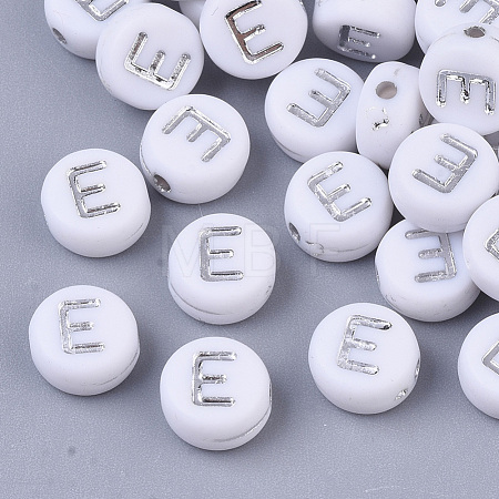 Plating Acrylic Beads PACR-R243-04E-1