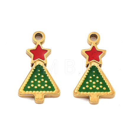 Ion Plating(IP) 304 Stainless Steel Pendants STAS-S140-02C-1
