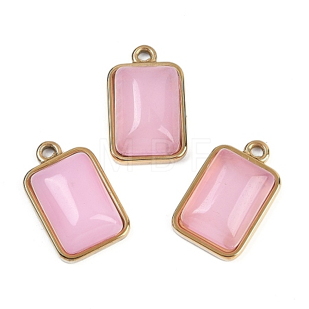 Natural Rose Quartz Pendants X-STAS-K291-04G-01-1