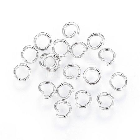 Tarnish Resistant 304 Stainless Steel Open Jump Rings STAS-F110-08P-1