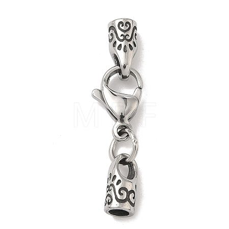 316 Surgical Stainless Steel Lobster Claw Clasps STAS-L307-02ASP-01-1