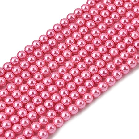 Glass Pearl Beads HY-J001-4mm-HX053-1