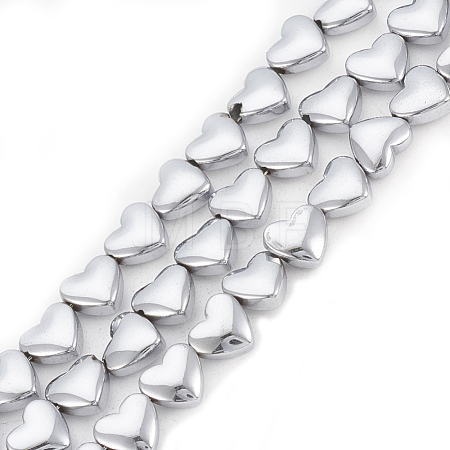 Electroplate Non-magnetic Synthetic Hematite Beads Strands G-T061-101J-1