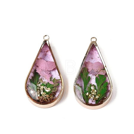 Epoxy Resin Pendants KK-Q082-01KCG-02-1
