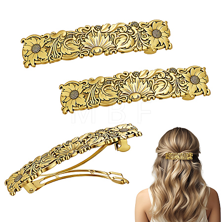 3Pcs Alloy Hair Barrettes for Women PHAR-PH0001-26-1