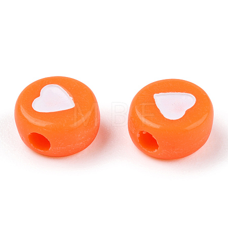 Opaque Acrylic Beads MACR-T027-01E-1