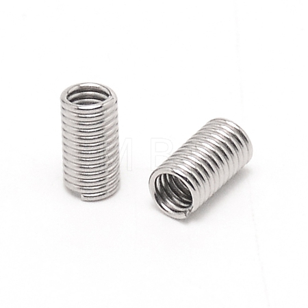 304 Stainless Steel Spring Beads LS-STAS-WH0017-010E-1