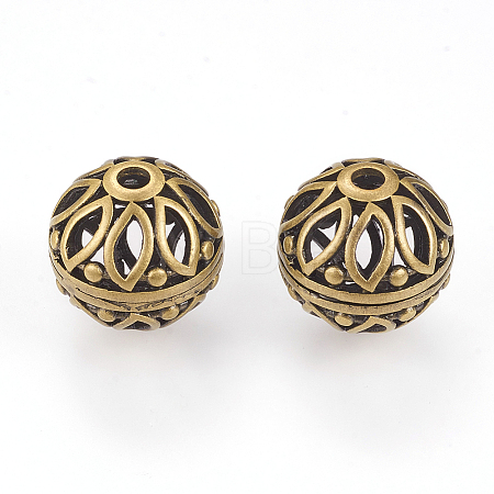 Brass Beads KK-K176-22AB-01-1