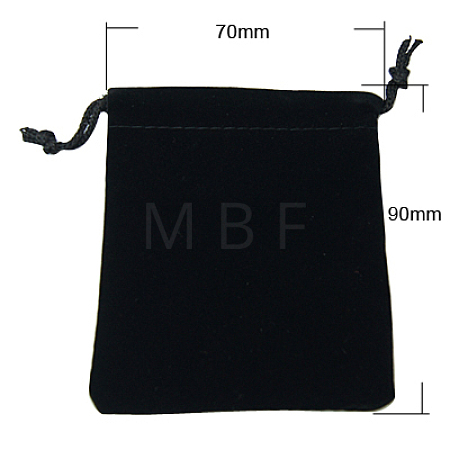 Rectangle Velvet Jewelry Bags X-TP-A001-7x9cm-2-1