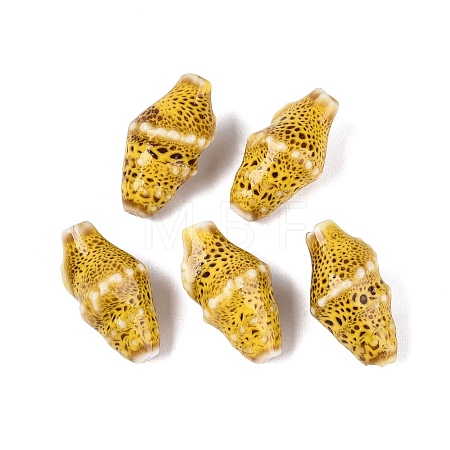 Vintage Handmade Porcelain Beads PORC-Q006-08C-1