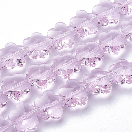 Transparent Glass Beads X-GLAA-Q066-14mm-C16-1