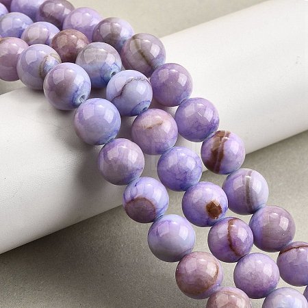 Natural Striped Stone Beads Strands G-D315-A01-02-4mm-1