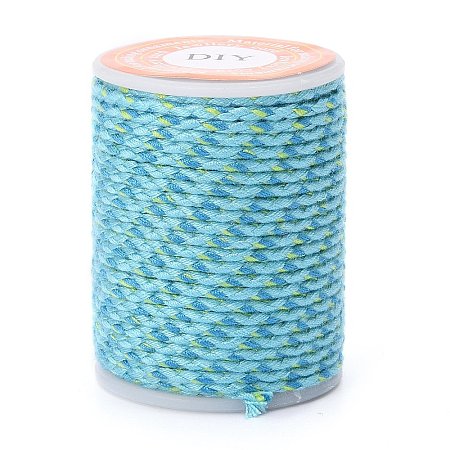 4-Ply Polycotton Cord with Metallic Thread X1-OCOR-Z003-D07-1