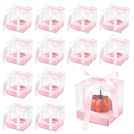 Square PET & Paper Bakery Box CON-FZC0002-004C-1