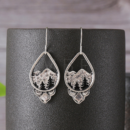 Zinc Alloy Dangle Earrings for Women WG56DA6-01-1