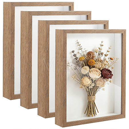 MDF Composite Wood Photo Frame Stand for Dried Flower DJEW-WH0028-057B-1