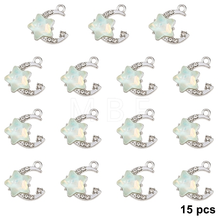 15Pcs Alloy Pendants FIND-YW0017-90D-1