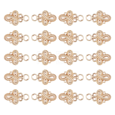 20Pcs Knot Zinc Alloy Adjustable Jean Button Pins FIND-FH0017-91G-1