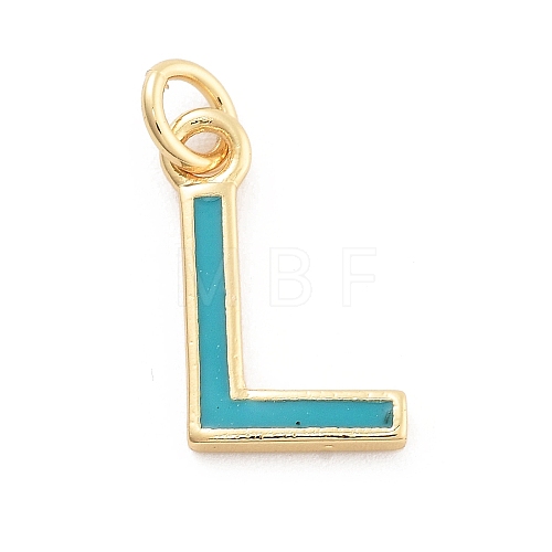 Rack Plating Brass Pendants KK-C065-03L-G-1