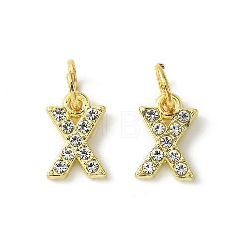 Rack Plating Alloy Rhinestone Pendants PALLOY-S187-01X-1