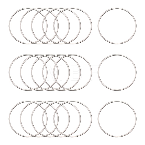 Tarnish Resistant 304 Stainless Steel Linking Ring STAS-T047-15C-1