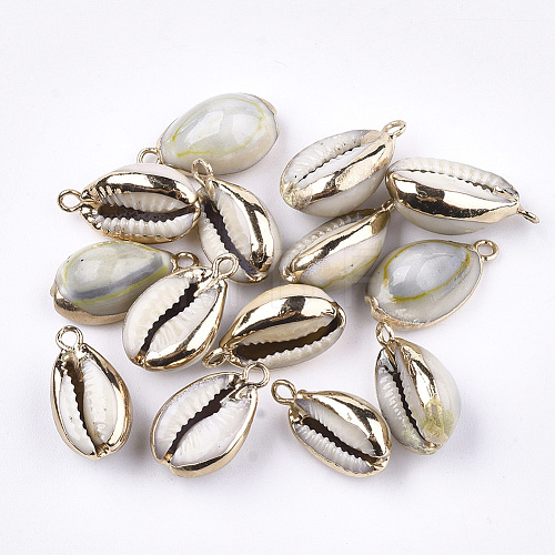 Cowrie Shell Pendants SSHEL-T005-13-1