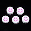 Handmade Polymer Clay Beads X-CLAY-N008-040F-1