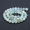 Natural Aquamarine Beads Strands G-P342-11-8mm-A+-2