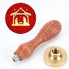 Christmas Wax Seal Stamp Set AJEW-WH0208-1310-3