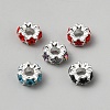 Alloy Rhinestone European Beads FIND-TAC0036-062S-02-1